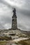 Statue of Saint Bernard at the Great St Bernard Pass, Switzerland