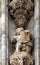 Statue of Saint on the facade of the Milan Cathedral