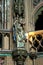 Statue Saint James in James Church, Liege, Belgium