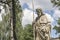 Statue of Saint James next to the church of St. Jakub in CzÄ™stochowa in Poland. The place where three pilgrimage routes descend