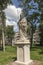 Statue of Saint James next to the church of St. Jakub in CzÄ™stochowa in Poland. The place where three pilgrimage routes descend