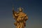 Statue of Saint Nepomuk at old bridge, Wurzburg