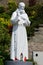 Statue of Saint Padre Pio, civil name Francesco Forgione, Capuchin monk known for his supernatural visions and stigmatas