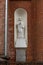 Statue of the Saint Peter on the Church of the Ascension of Christ in Utena, Lithuania