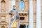 Statue of Saint Peter with key from Kingdom of Heaven. Vatican City