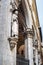 Statue of Saint Peter by Vecchietta. Statues decorating facade of Loggia della mercanzia in Siena. Italy