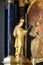 Statue of Saint, statue on the Saint Peter and Paul altar in the Neumunster Collegiate Church in Wurzburg, Germany