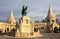 Statue of Saint Stephen I of Hungary in Fishermen`s Bastion