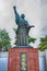 Statue of Sakamoto Ryoma 1836-1867 in Hakodate City, Hokkaido, Japan. He was a Japanese prominent