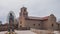 Statue and sanctuary of Guadalupe in Santa Fe, New Mexico, USA