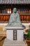 Statue of Sawaki Kodo Roshi at Sengakuji Temple in Tokyo, Japan