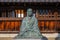 Statue of Sawaki Kodo Roshi at Sengakuji Temple in Tokyo, Japan