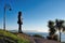 Statue Of Sir George Somers At Lyme Regis