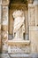 Statue of Sophia Wisdom in front of Library of Celsus,