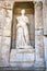 Statue of Sophia Wisdom in front of Library of Celsus,