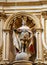 Statue of Spanish Emperor Carlos I in the Cathedral of Burgos,