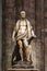 Statue of St. Bartholomew Flayed was one of 12 Apostles and an early Christian martyr that was