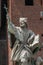 Statue of St. Giovanni Nepocedemo in Courtyard of Castello Sforzesco, Milan, Italy