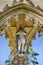 Statue of St. Hubert (patron of hunters) in Chapel in forest in the Lednice-Valtice Area (Czech Republic