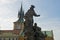 Statue of St. Ivo of Kermartin, Charles Bridge, Prague,Czech Republic