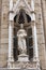 Statue of St. Jacob in the Tabernacle in the Exterior Perimeter of the Church of Orsanmichele in Florence, Italy