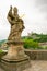 The statue of St Kilian in a the alte Mainbrucke