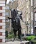 Statue at St. Paul`s Church in London