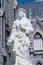 Statue of St. Philomena in the Mysore church of India