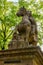 Statue of St. Wenceslas in the park of Vysehrad in Prague