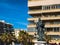 Statue of Stella Maris in Fuengirola on the costa del Sol in Spain