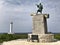 The statue of Taiki that located in area around Cape Zanpa Lighthouse.