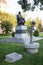 Statue of Taras Shevchenko at the Manitoba Legislative Building in Winnipeg, Manitoba, Canada.