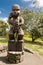 Statue of Te Kawerao A Maki at Karekare Beach.