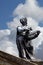 Statue of the Terpsichore - the muse of dance. Roof of the Clarendon building, Oxford