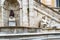 Statue of the Tiber River god on Capitoline Hill, Rome