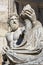 Statue of Tiber River God Tiberinus on Capitoline Hill on Piazza del Campidoglio, Rome, Italy