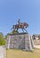 Statue of Todo Takatora in Imabari Castle, Japan