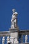 Statue at the top of National Library of St Mark`s Biblioteca Marciana, Venice