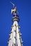 Statue on the Tower of Brussels Town Hall (Hotel de Ville)