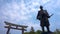 Statue of Toyotomi Hideyoshi a great samurai warrior