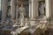 Statue of Trevi Fountain Italy