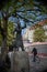 Statue on the viktualienmarkt in munich Germany. It is a daily food market and a square in the center of Munich, Germany