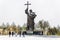 The Statue of Vladimir the Great in Moscow, Russia
