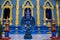 Statue in Wat Rong Suea Ten Blue temple in Thailand