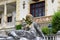 Statue of a Woman Situated in Front of Peles Castle, Sinaia, Prahova, Romania