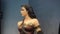 Statue of Wonder Woman life size at Romics, the XXIII International Festival of Comics