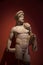 Statue of a young Roman warrior, Antalya, Turkey