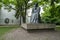 The statue of  Zemaite in Vilnius