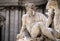 Statue of Zeus in Fountain, Piazza Navona, Rome, Italy