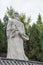 Statue of Zhang Sanfeng at Jintai Temple, Baoji, Shaanxi, China. Zhang Sanfeng was a legendary Taoist in 12th century.